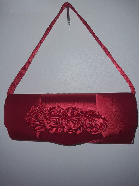 Pochette de soirée fleurs